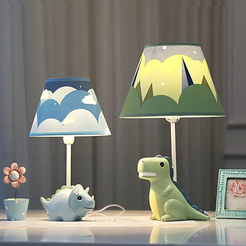 

Homhi Dinosaur Dimmable Led Reading Lamp Eye Protection Desk Bedroom Bedside Lamp Warm Children's Room Decoration Cute HTL-076