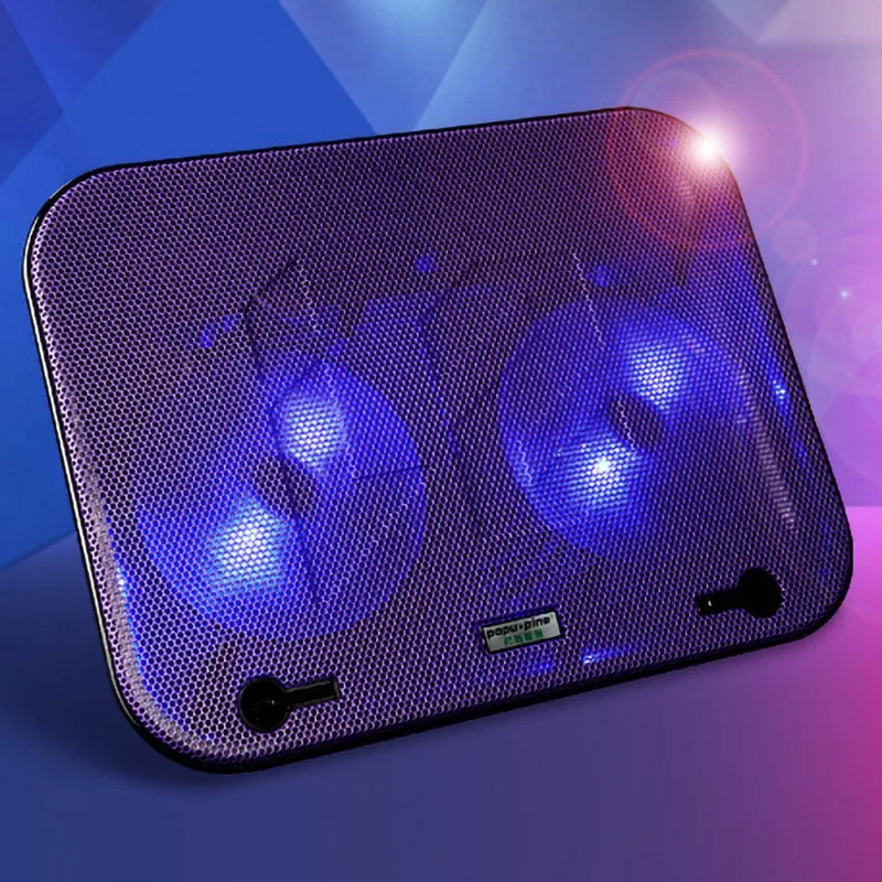 Охлаждающая подставка для ноутбука с usb питанием 2 вентилятора низким уровнем