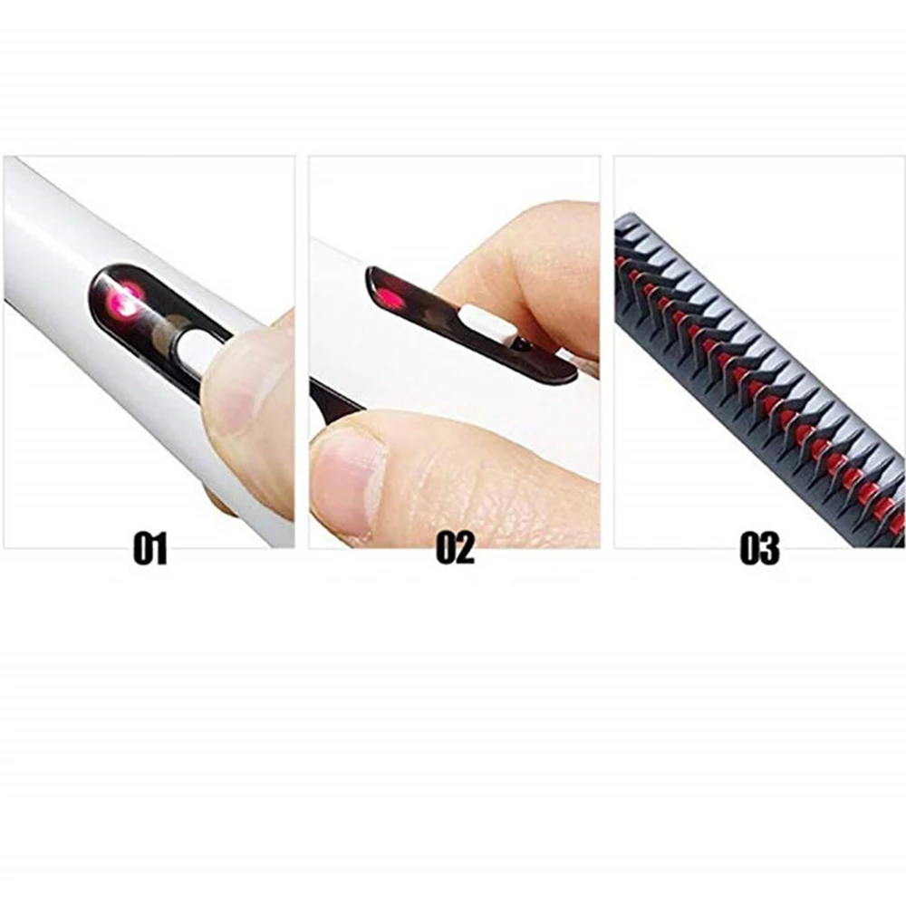

Multifunction Men Hair Straightening Modeling Beard Comb Straightening Self Straightening Electric Hair Comb Brush 1PC