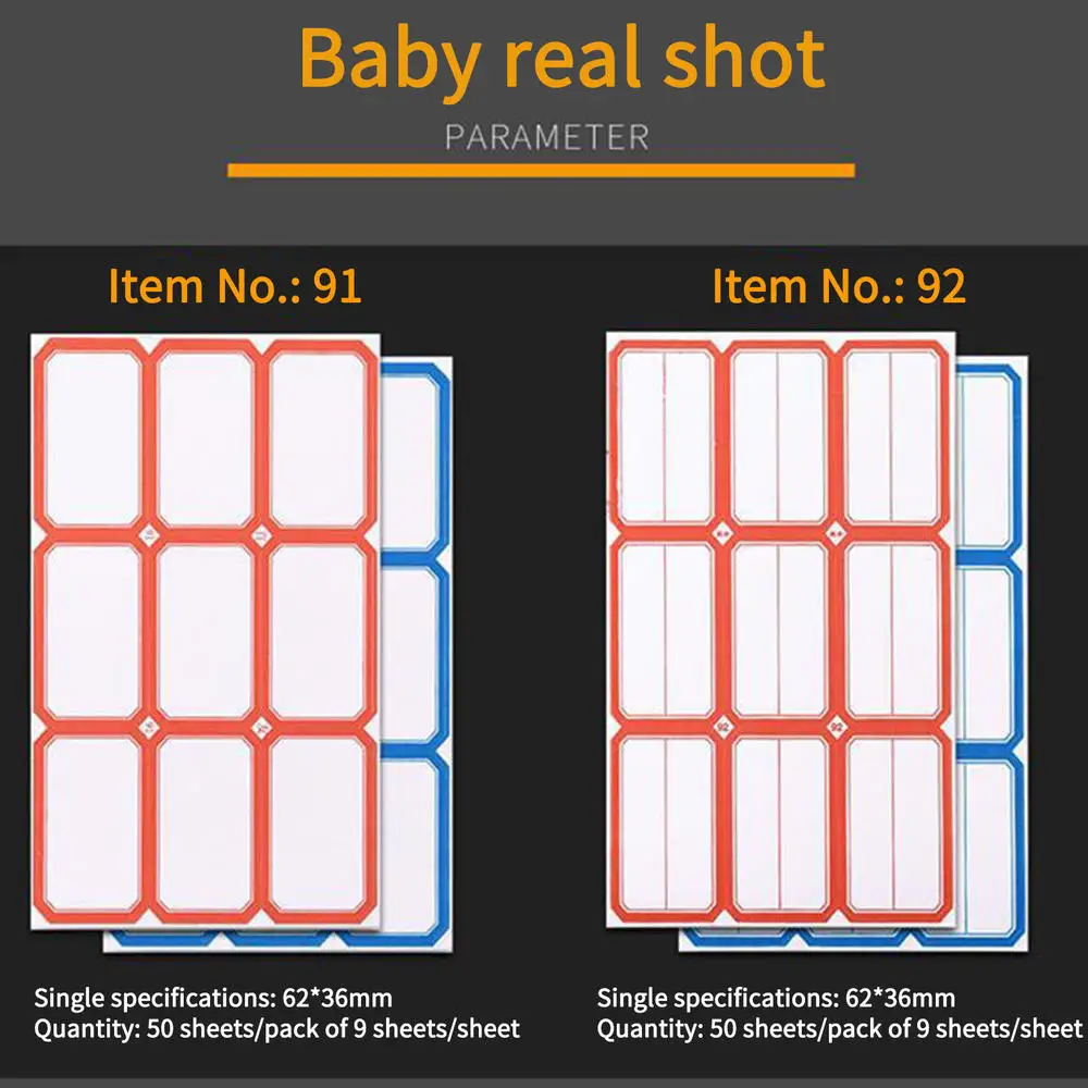 

Adhesive Name Tag Stickers 50Pcs,Goods Labels Stickers for Pricing Labels Price Stickers for Shop Tags Sale Labels,Waterproof