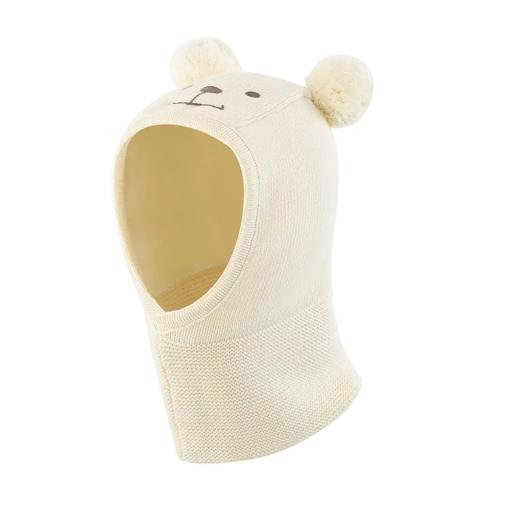 Милые зимние шапки для маленьких мальчиков и девочек Теплый ветрозащитный