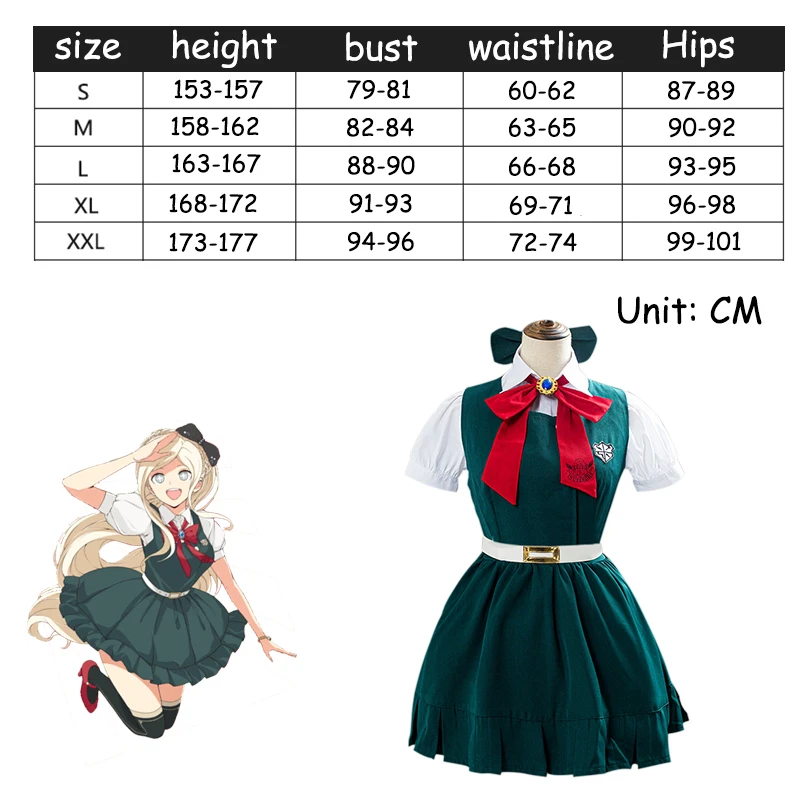 

Anime New School Uniform Cosplay Costume Sonia Nevermind Costume Super Danganronpa 2 Anime Costumes love live cosplay