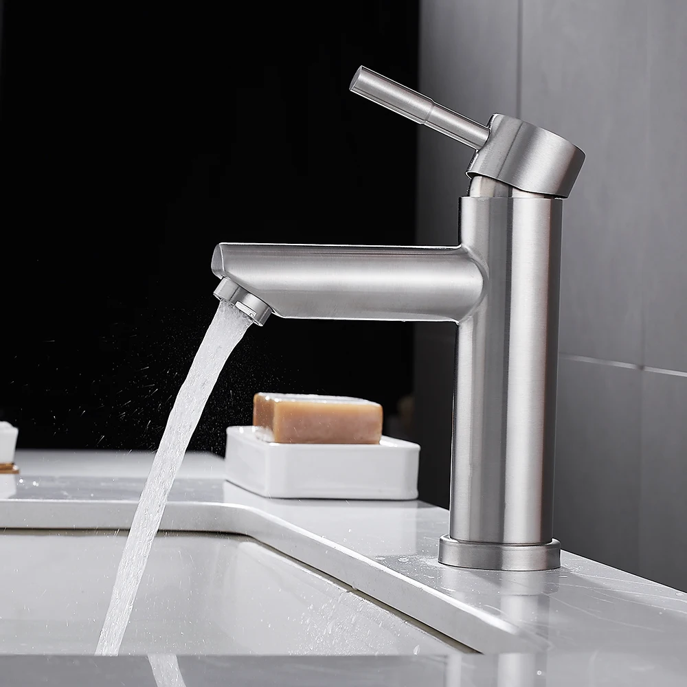 Смеситель для раковины из нержавеющей стали черный/хром | Обустройство дома