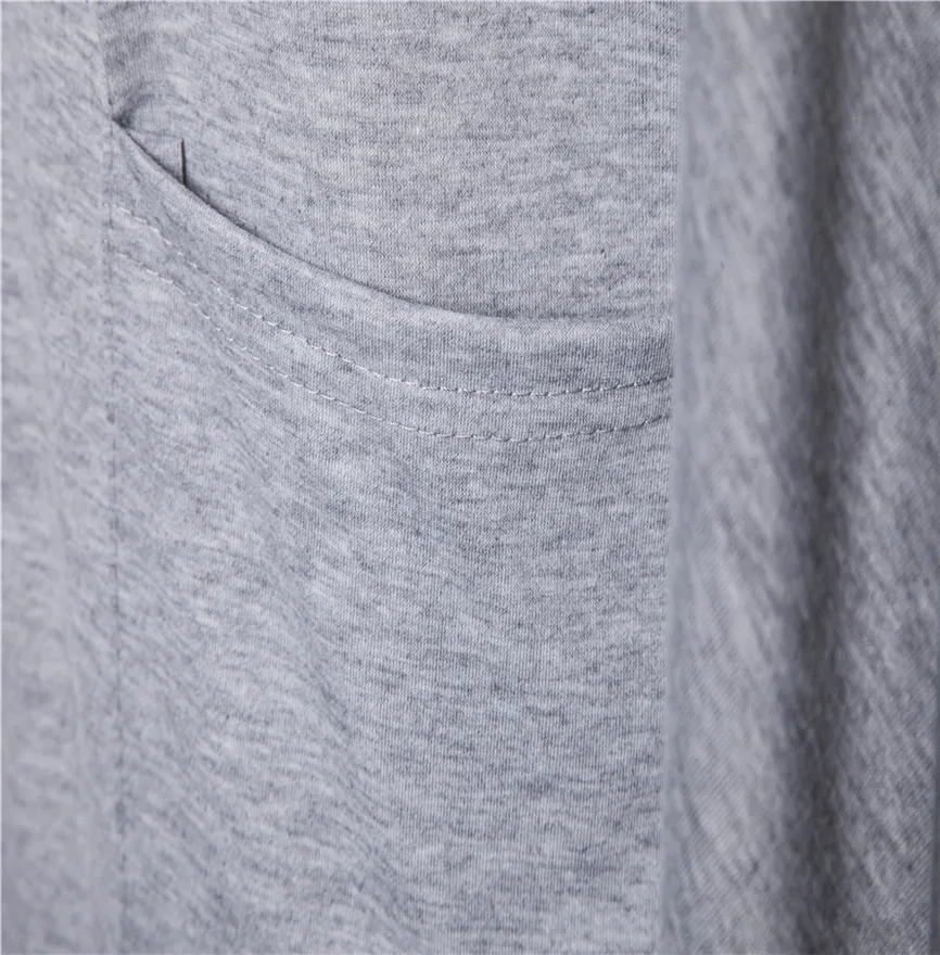 Mens Pocket Irregular Patchwork Hooded Loose Bat Sleeves Hooded Cloak Cape Coat Poncho Outwear Tops Knitting Hoodies Sleeve