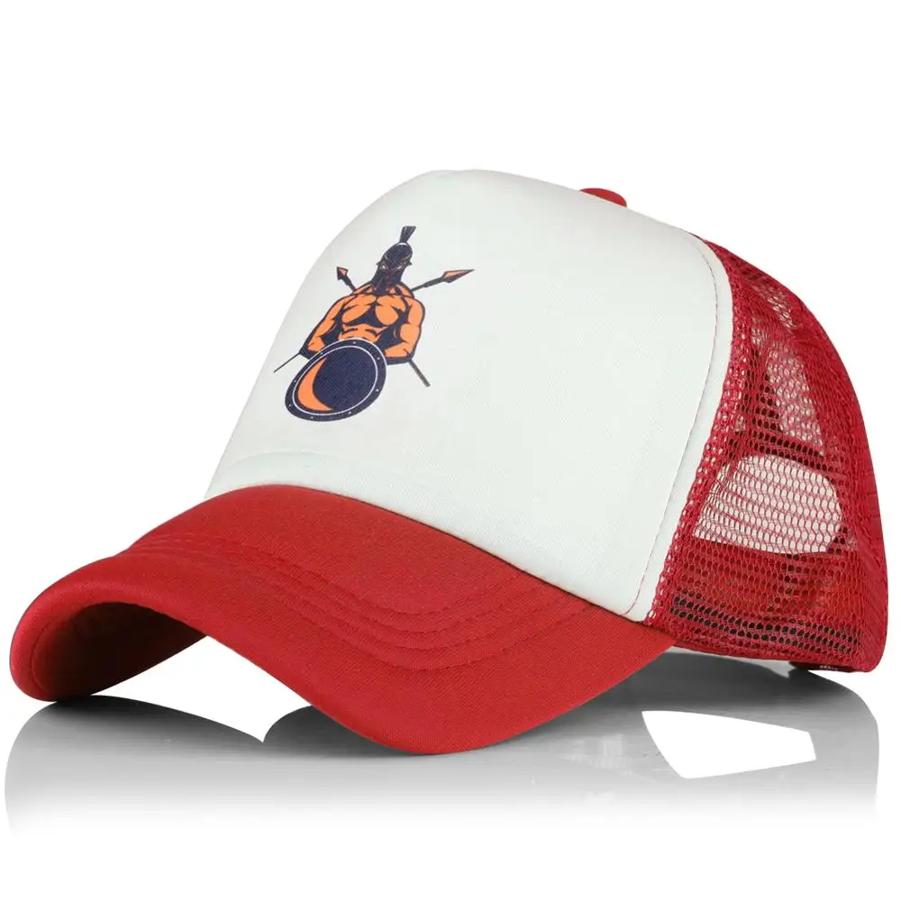 Бейсболка для мужчин и женщин Спортивная Кепка в стиле хип-хоп с сеткой принтом