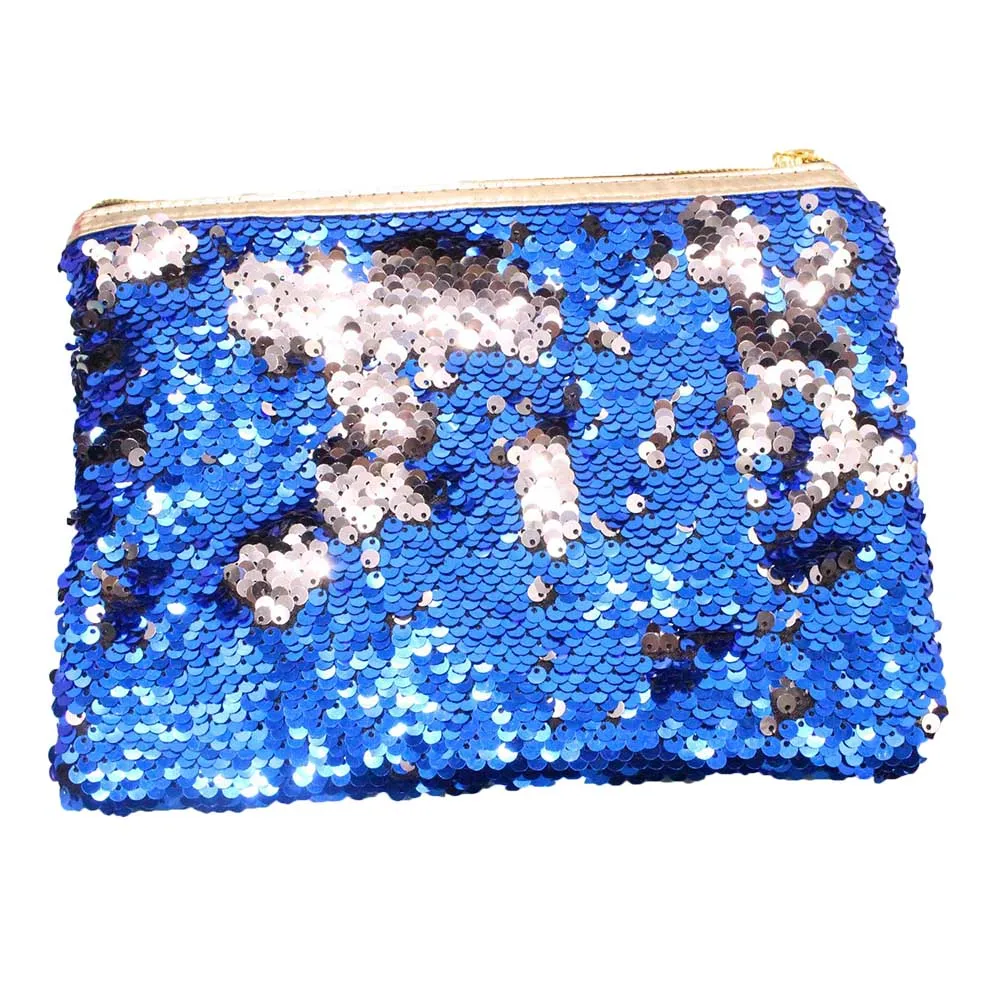 Модная женская косметичка портативные косметички чехол на молнии с блестками