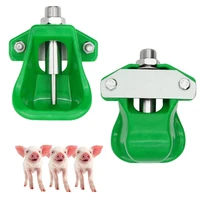 1pcs plastic piglet water bowl pig automatic sheep pig goat drinking cup pony calf pig animal feeder livestock dispenser