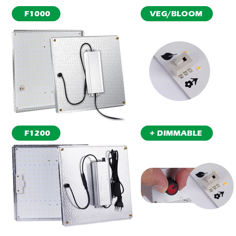 Светодиодный светильник для выращивания растений с регулируемой яркостью 1200 Вт
