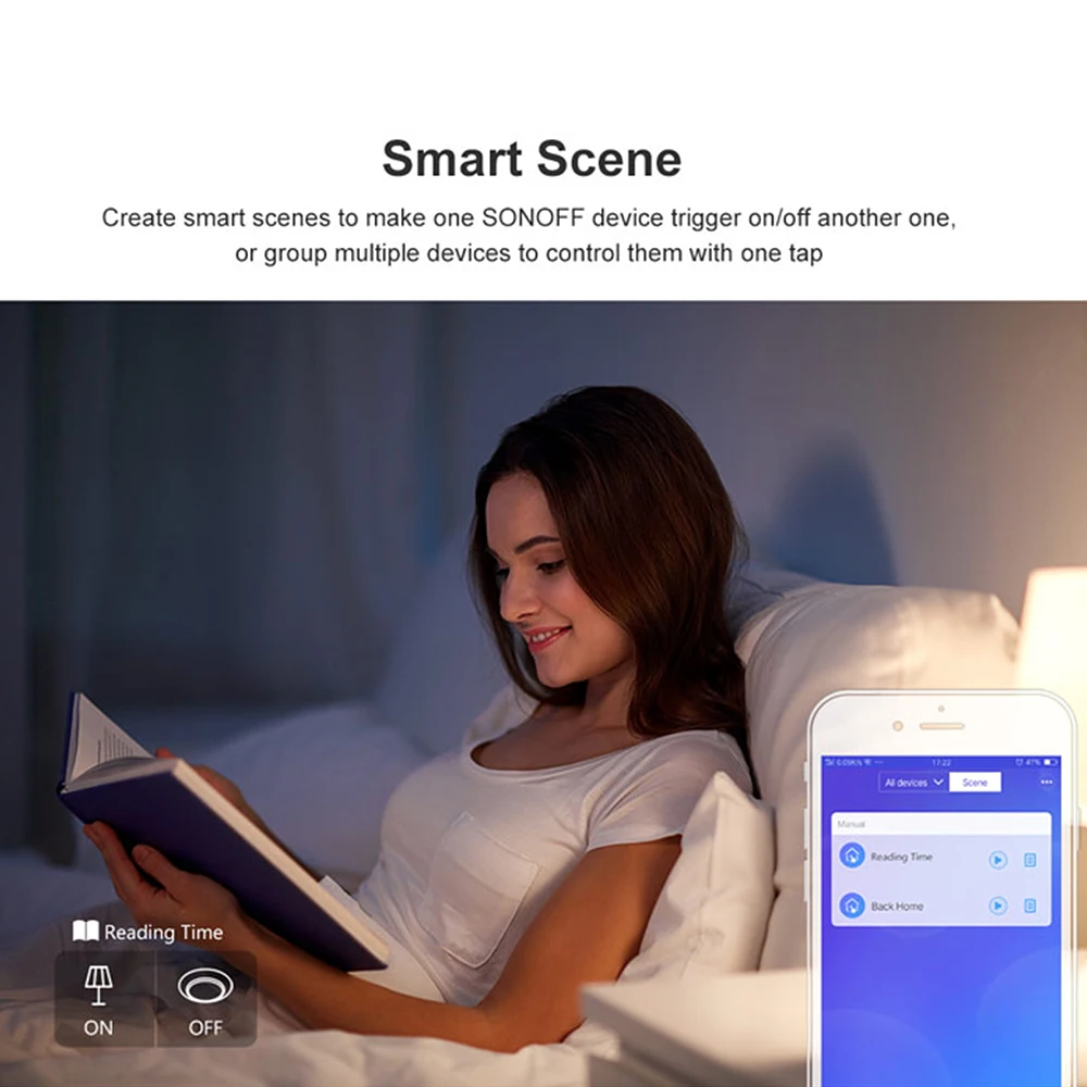 SONOFF WI-FI настенный выключатель 1/2/3 интеллигентая(ый) переключатель TX серия РЧ пульт дистанционного управления, настольная лампа, светодиодная лампа светильник переключатель умный дом Настенные переключатели