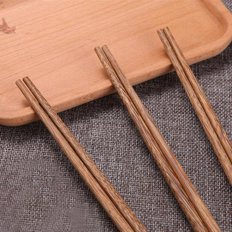 

10 Pair Japanese Chopsticks Anti Skid Kitchen SupplieHigh Temperature Resistant Sushi Food Kitchen Tableware Chopsticks Set