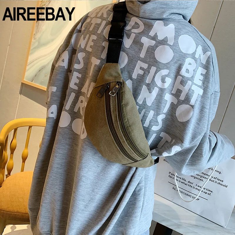 AIREEBAY поясная сумка Повседневная Функциональная женская для денег и телефона