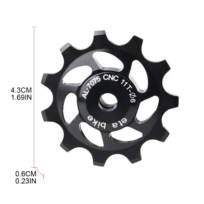 

Road Bike Rear Derailleur Pulley Bike Jockey Wheel Pulley Ceramic Guide Roller Part for Mountain Bike Modification Parts