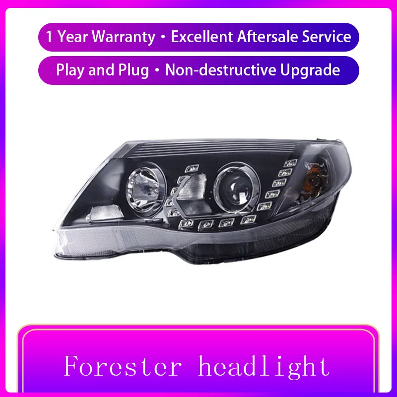 Фара головного света для автомобиля Subaru Forester 2008-2012 противотуманная фара дневные