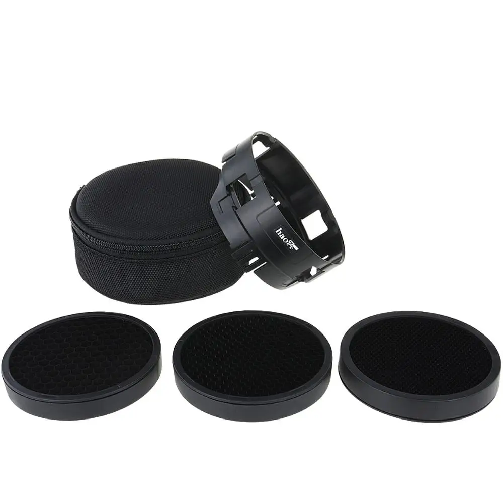 Скидка Haoge Off-Камера флэш-памяти в клетку комплект для Profoto B1 и B2 подойдет как для повседневной носки, так светильник мерцающий светильник