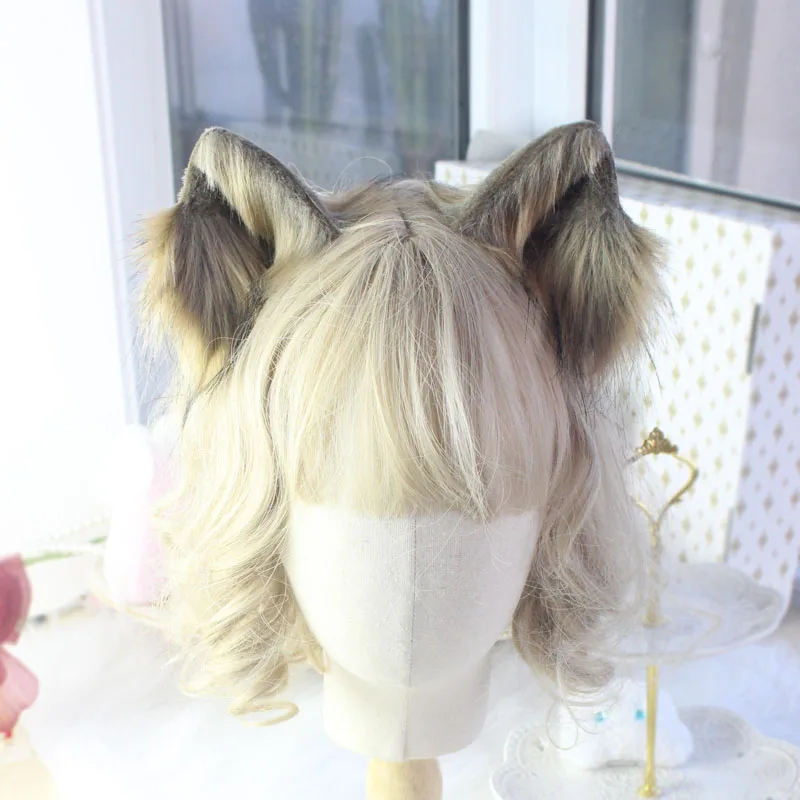 Повязка на голову для косплея сделай сам милый плюшевый головной убор в виде