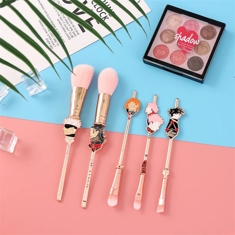 Бесплатная доставка 5 шт./компл. японские кисти для макияжа из аниме джутсу женщин