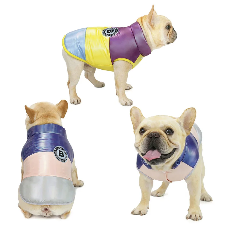 

Waterproof Dog Clothes Winter Warm Puppy Pet Vest Jacket Thick Inside Fleece Coat For Small Dogs Chihuahua Bulldog Pug Clothing