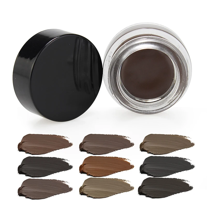 

50pcs/lot Wholesale Eyebrow Tint Eyebrow Pomade Gel Waterproof Eye Brow Cream Custom Private Label Eye Makeup Sets 10 Colors