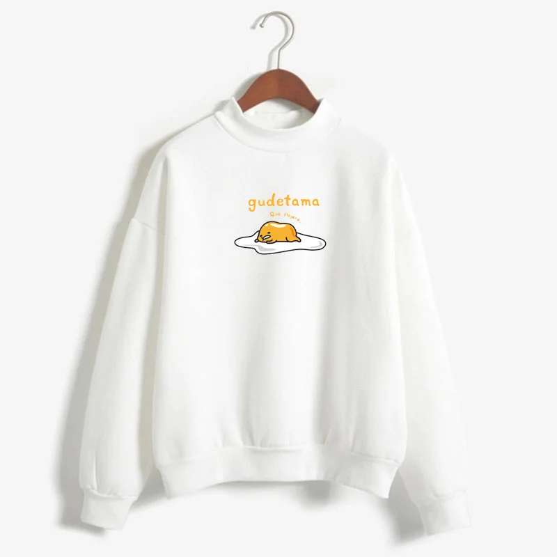 Sweatshirt7 gudetama толстовка с милым принтом Gudetama lazy топ с круглым вырезом и длинным рукавом Толстовка Gudetama - Цвет: Sweatshirt7