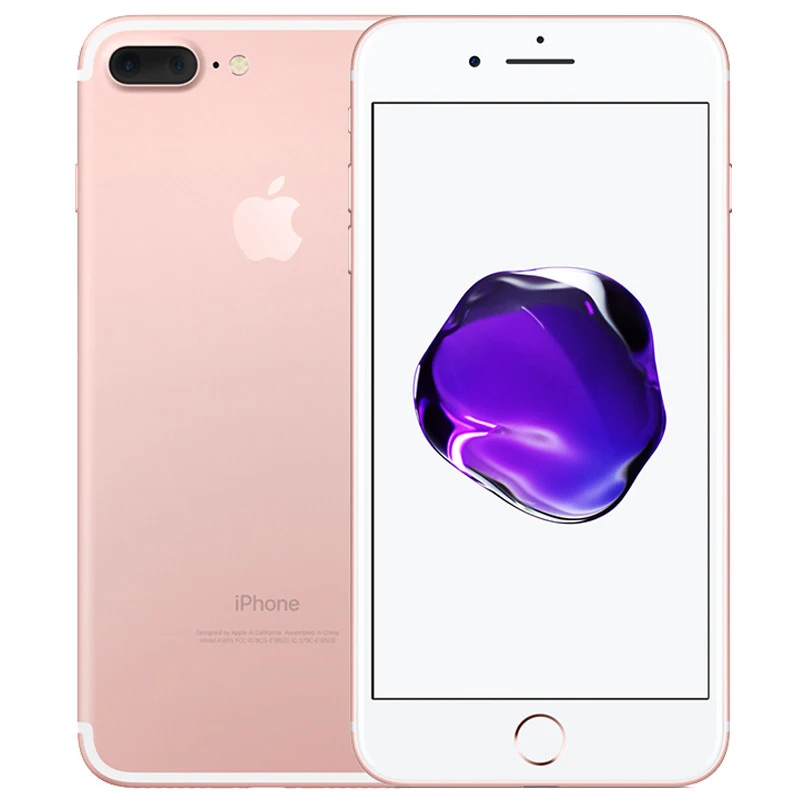 Apple iPhone 7/iPhone 7 Plus разблокированный четырехъядерный мобильный телефон 12.0MP камера 32G/128G/256G Rom IOS отпечаток пальца телефон - Цвет: iphone 7 Plus Pink