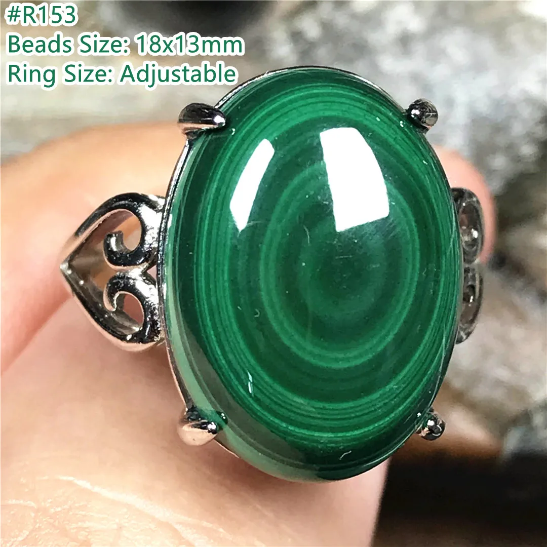 Кольцо из натурального зеленого малахита хризоколлы ювелирные изделия для