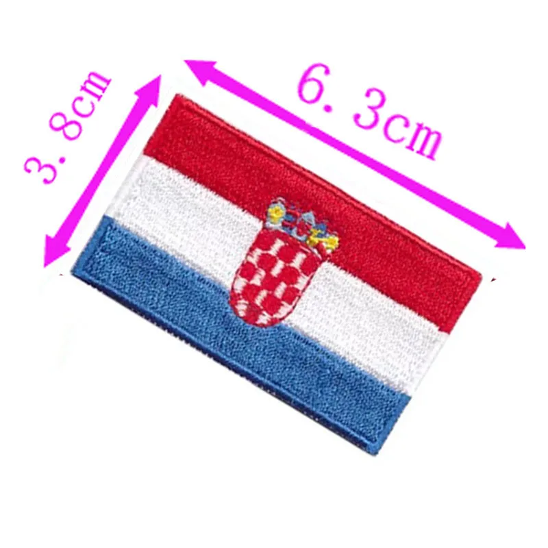 Хорватия для малышей носки с флагами стран заплата вышивки 6 3 см широкий высокого