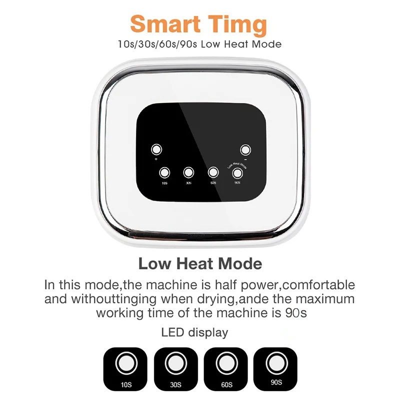 Nail UV Lamp 42LED Gel Polish Dryer Curing Light Auto Sensing LED For Nails Bluetooth Speaker Music Player | Красота и здоровье