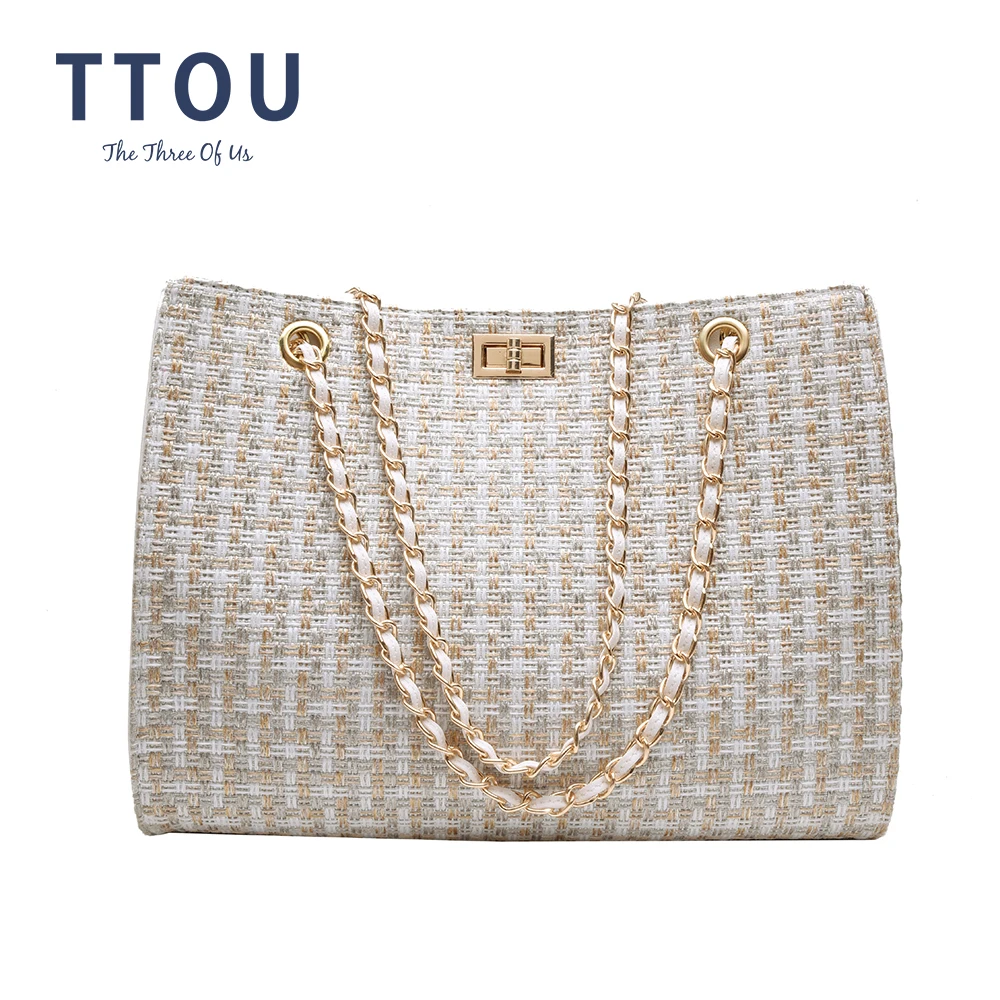 

Luxury Designer Pu Leather Chain Women Shoulder Bag High Quality Large Capacity Ladies Crossbody Bags Female Handbags Totes Bag