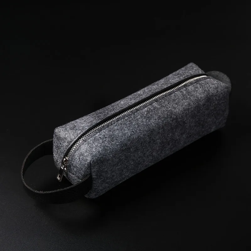 Милый пенал Чехол из шерстяного войлока ручной работы на молнии Estuche De Lapices ручка