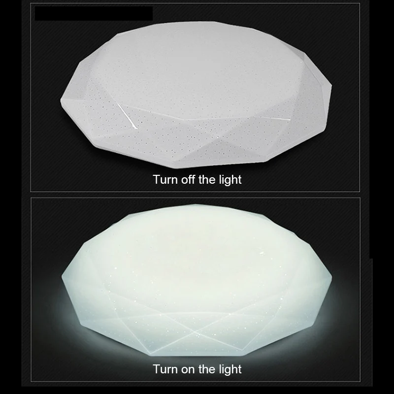 

LED Ceiling Lamp Fixture Diamond Shaped Light for Hallway Living Room Kitchen Bedroom RH
