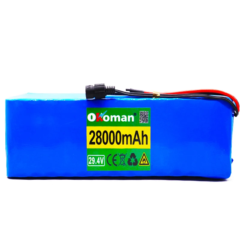 100% новый 7S4P 24v литий-ионный аккумулятор 29 4 v 28Ah мотор для электрического