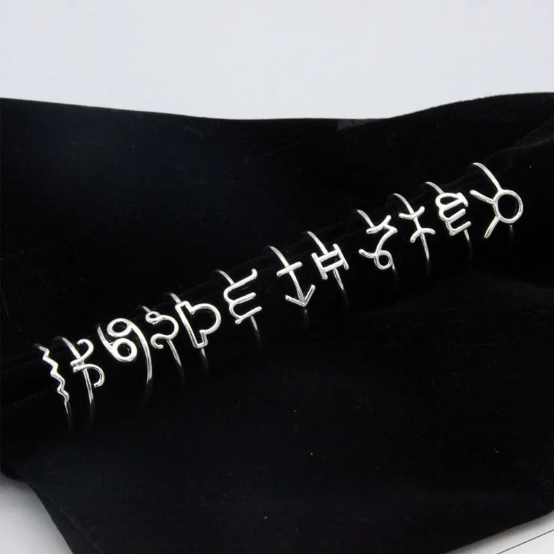 12 шт. женские открытые Регулируемые кольца со звездами | Украшения и аксессуары