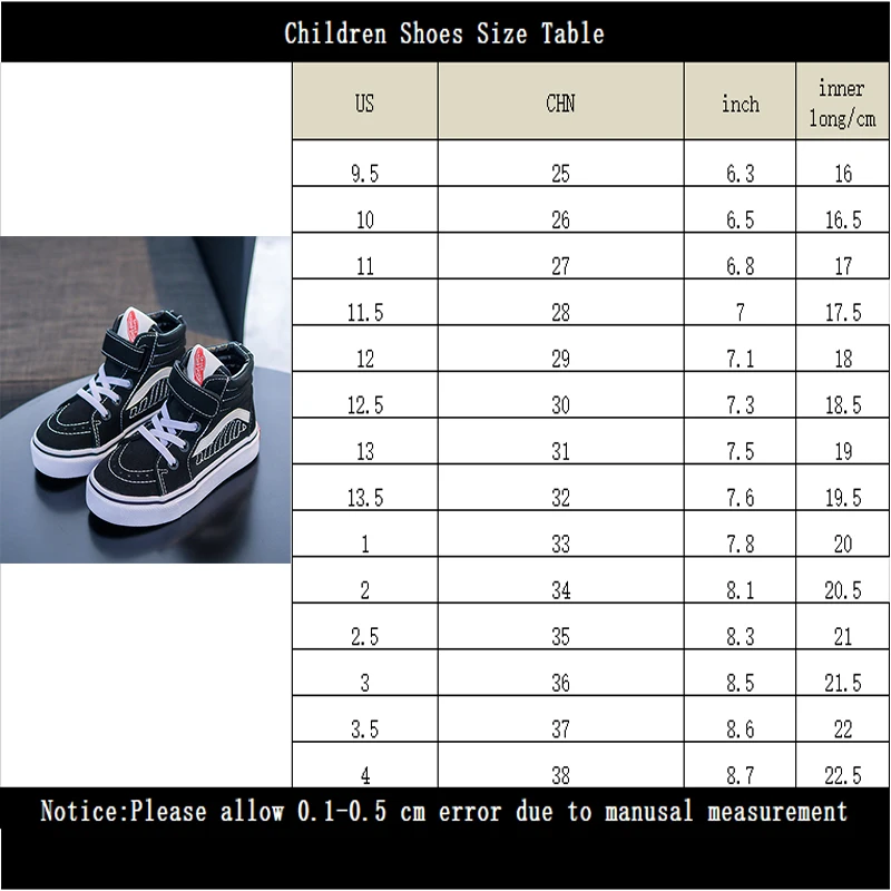 

Children's shoes embroidery boys and girls high-top canvas shoes side zipper baby tide shoes 2021 spring and autumn