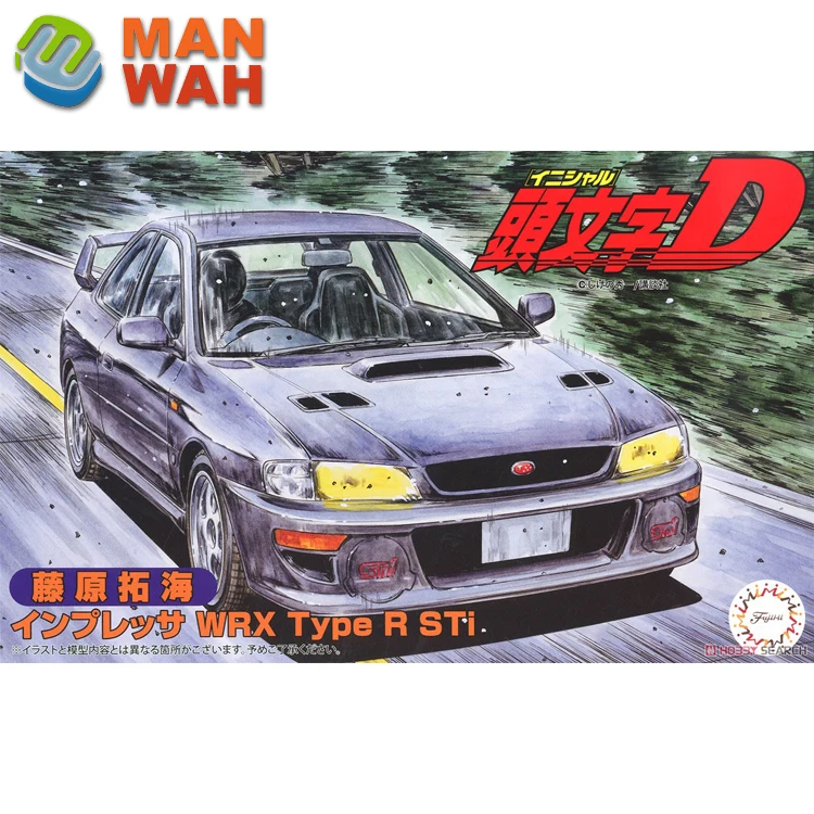 

1/24 Fujimi Plastic Assembly Car Model Initial D Impressa WRX TypeR STI Fujiwara Takumi #18366