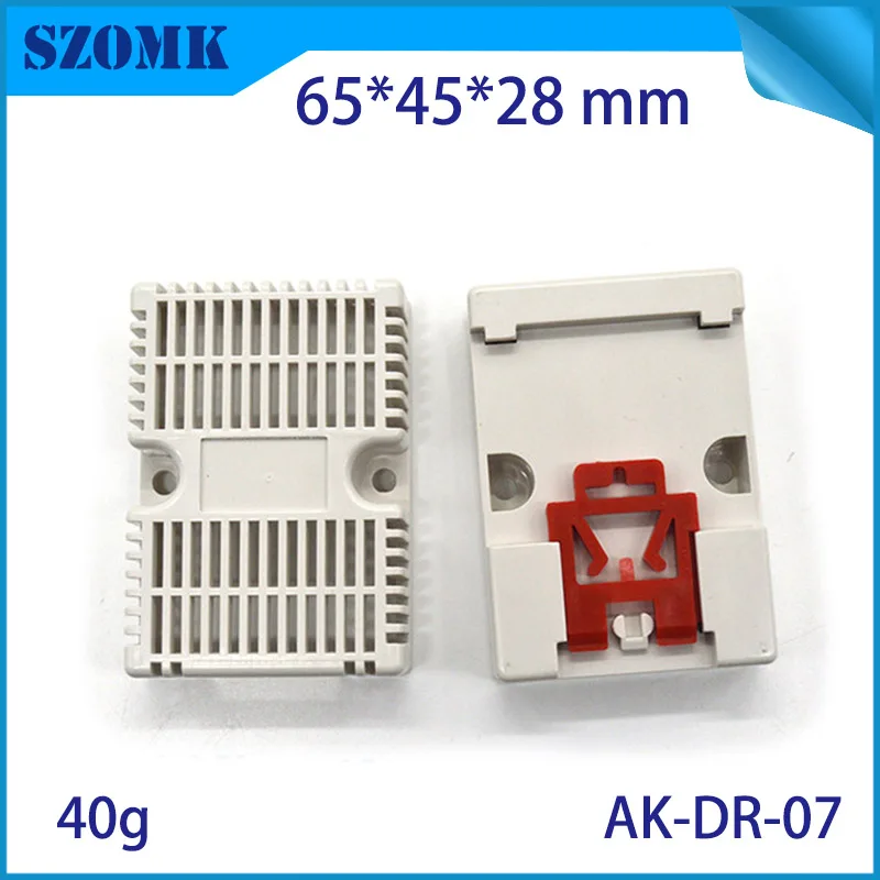 (2 шт.) пластиковый корпус на din рейку для электроники настенный электрического