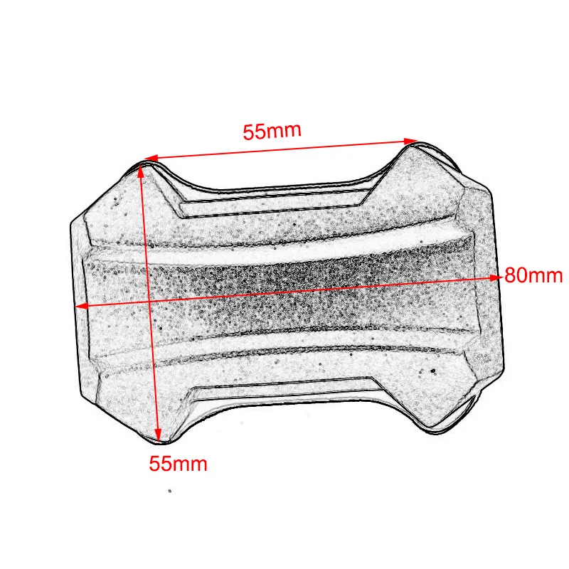 Бампер для мотоцикла 25 мм защита двигателя декоративный блок BMW F750GS F850GS F800GS R1250GS