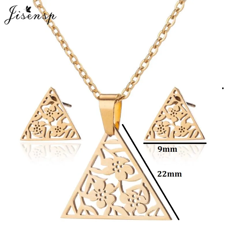 Комплект из колье и серёг нержавеющей стали|Ювелирные наборы| |