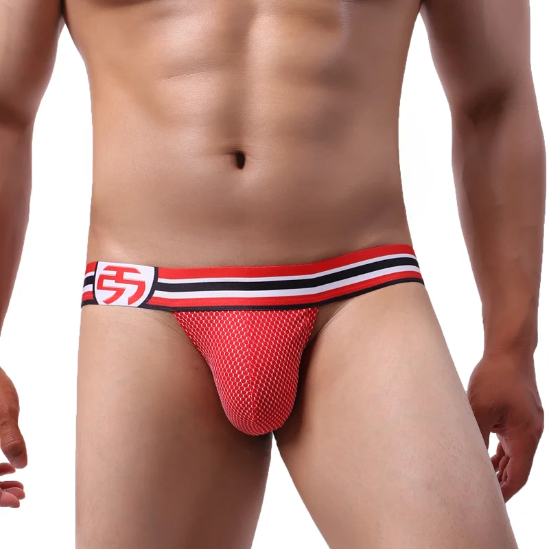 Новые мужские нейлоновые стринги сексуальные трусики с Т-образным ремешком для