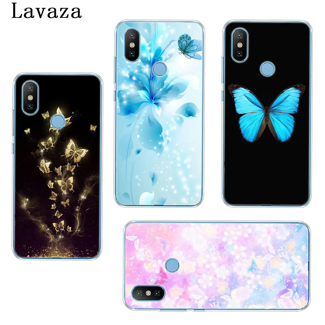 Lavaza красивая бабочка цветок чехол для телефона для Xiaomi Redmi K20 Pro 8A 7A 5A 6A 4A Note 8 7 5 4 4X6 Pro крышка