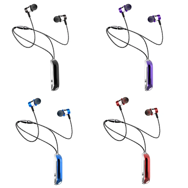 

D14 Necklace Sports TWS Pendant Earphone with Selfie 5.0 Bluetooth