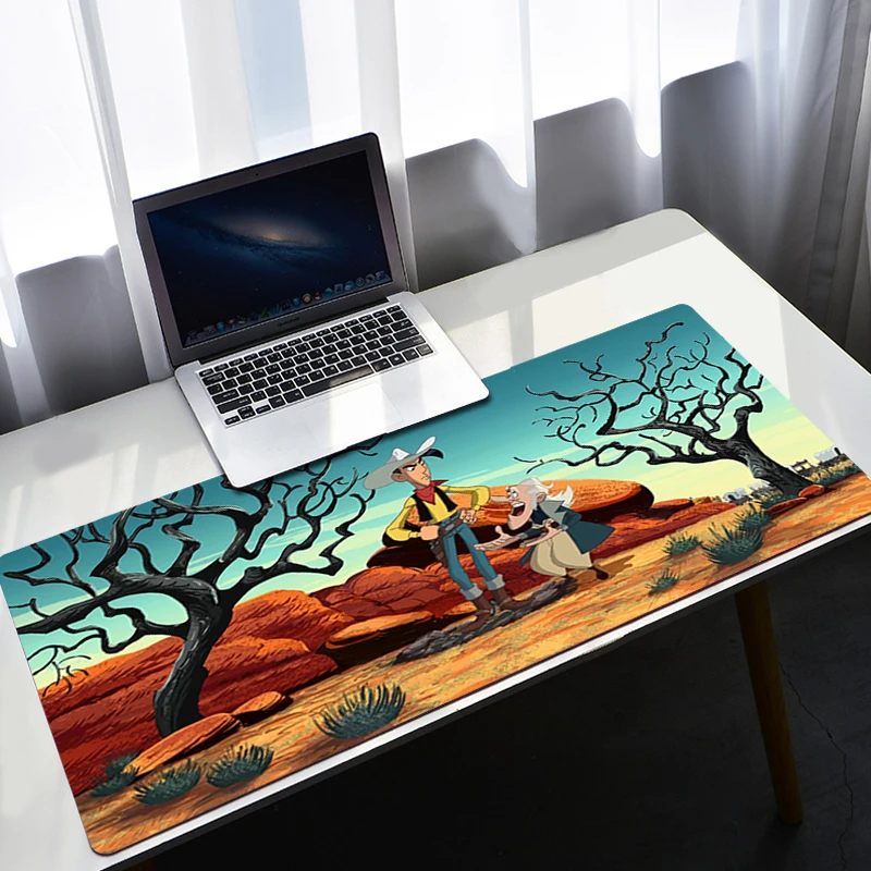 

Mouse Pads Pc Gamer Full Barato Gaming Mats for Company Desk Pad Anime Mat Office Keyboard Computer Cute Lucky Luke Xxl Mousepad