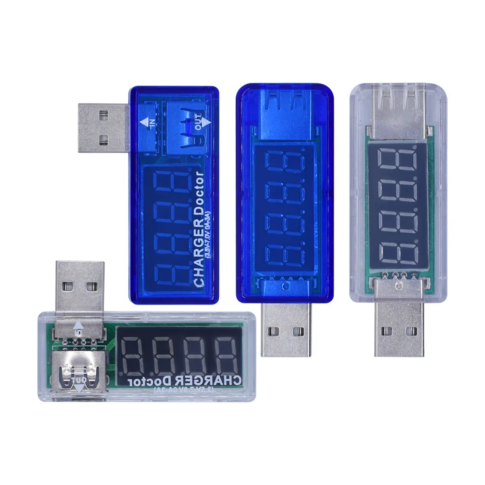 Цифровой USB-тестер напряжения для мобильных телефонов мини USB-зарядное