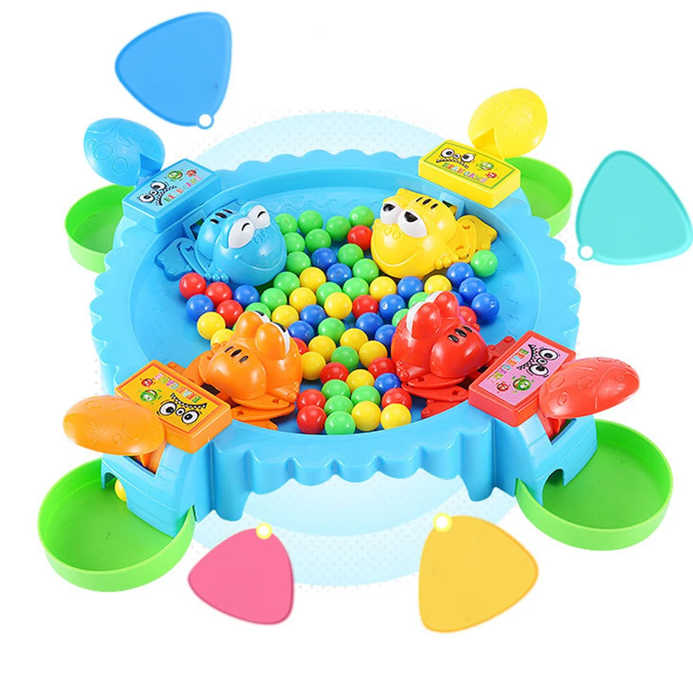 24 шт. бисер для детей лягушка едят игрушки бобы настольная игра Интерактивная