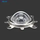 Прозрачное стекло для объектива, 44 мм, 60 120 градусов + 50 мм рефлекторный коллиматор + фиксированный кронштейн для светодиодной лампы 20 Вт, 30 Вт, 50 Вт, 70 Вт, 100 Вт