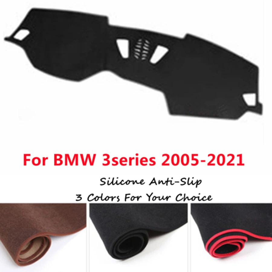 

Super Soft Anti-slip Car Dashboard Cover For BMW 3series (2005-2021) 2006-07-08-09-10-2020 Auto DashMat Sun Shade Pad Protector