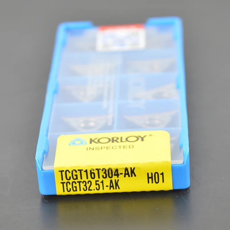 

High Quality Finish for Aluminum TCGT16T304-AK H01 10pcs