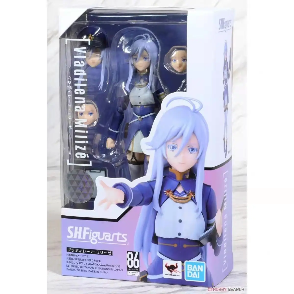 

Tronzo Original BANDAI SHF 86 Eighty Six エイティシックス Vladilena Milize ヴラディレーナミリーゼ In Stock Boxed PVC Action Figure Anime Figurals