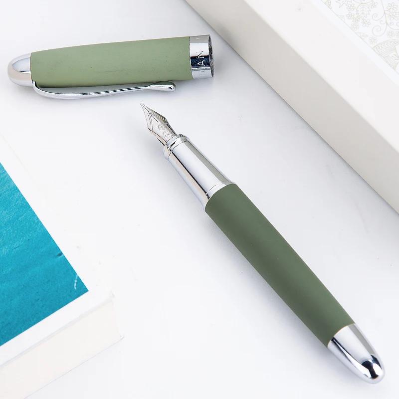 Hongdian Metal Fountain Pen Molandi Season Color Fine 0.4mm Nib Writing Pens Gift Office Business Set Stationery Supply |