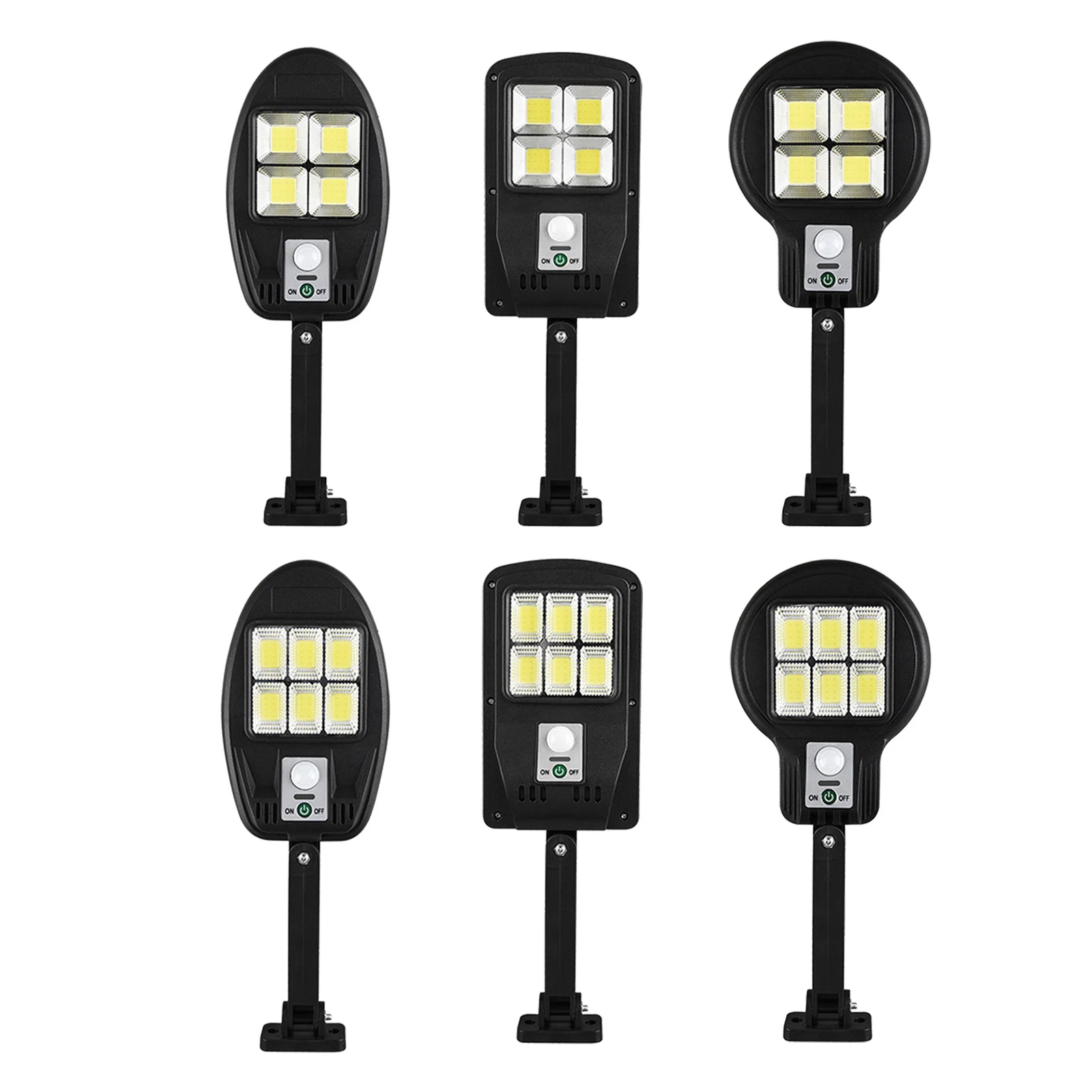 

Светильник рь на солнечной батарее, 48 светодиодов, COB, большой наружный водонепроницаемый уличный фонарь на солнечной батарее, фонарь с датч...