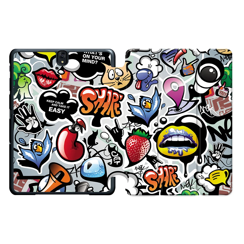 MTT чехол для планшета для samsung Galaxy Tab S3, 9,7 дюймов, SM-T820, T825, T829, ультра тонкий откидной смарт-чехол из искусственной кожи, защитный чехол - Цвет: SS15